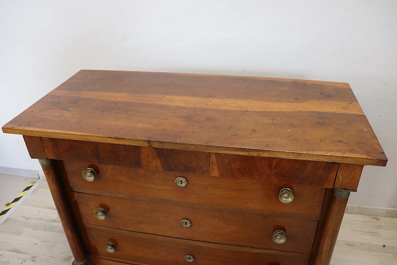 Empire walnut dresser, early 19th century 1361928