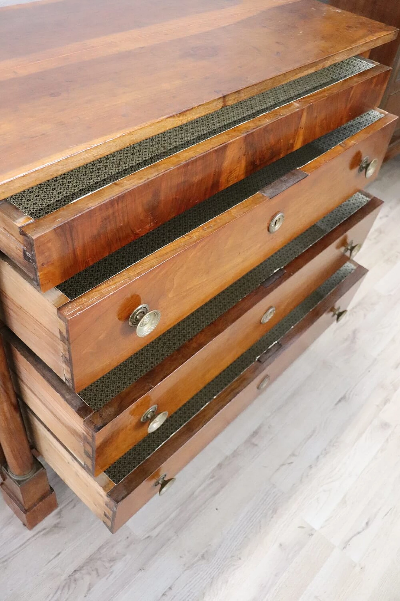 Empire walnut dresser, early 19th century 1361935