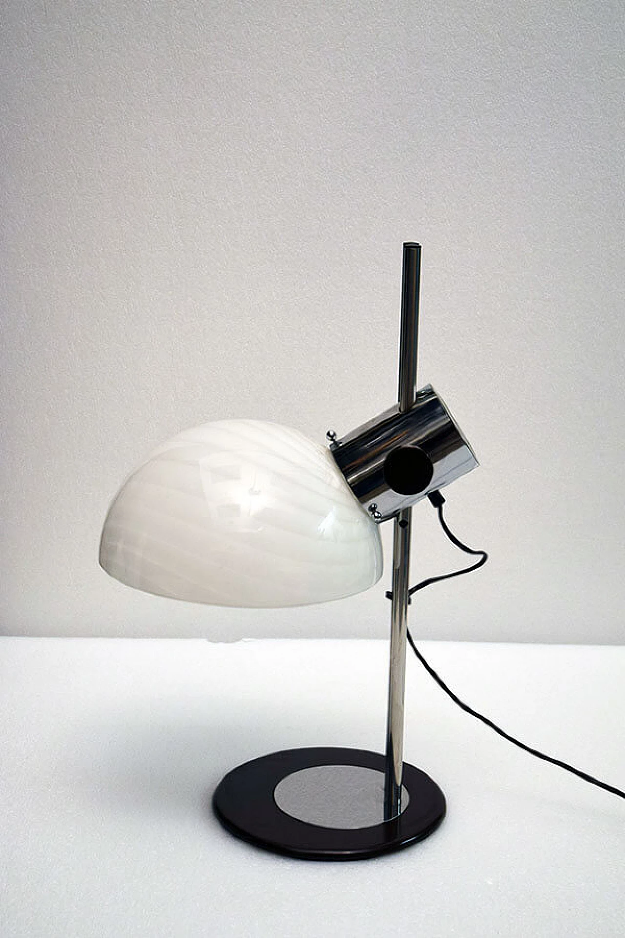 Zonca glass and metal table lamp, 1970s 1361975