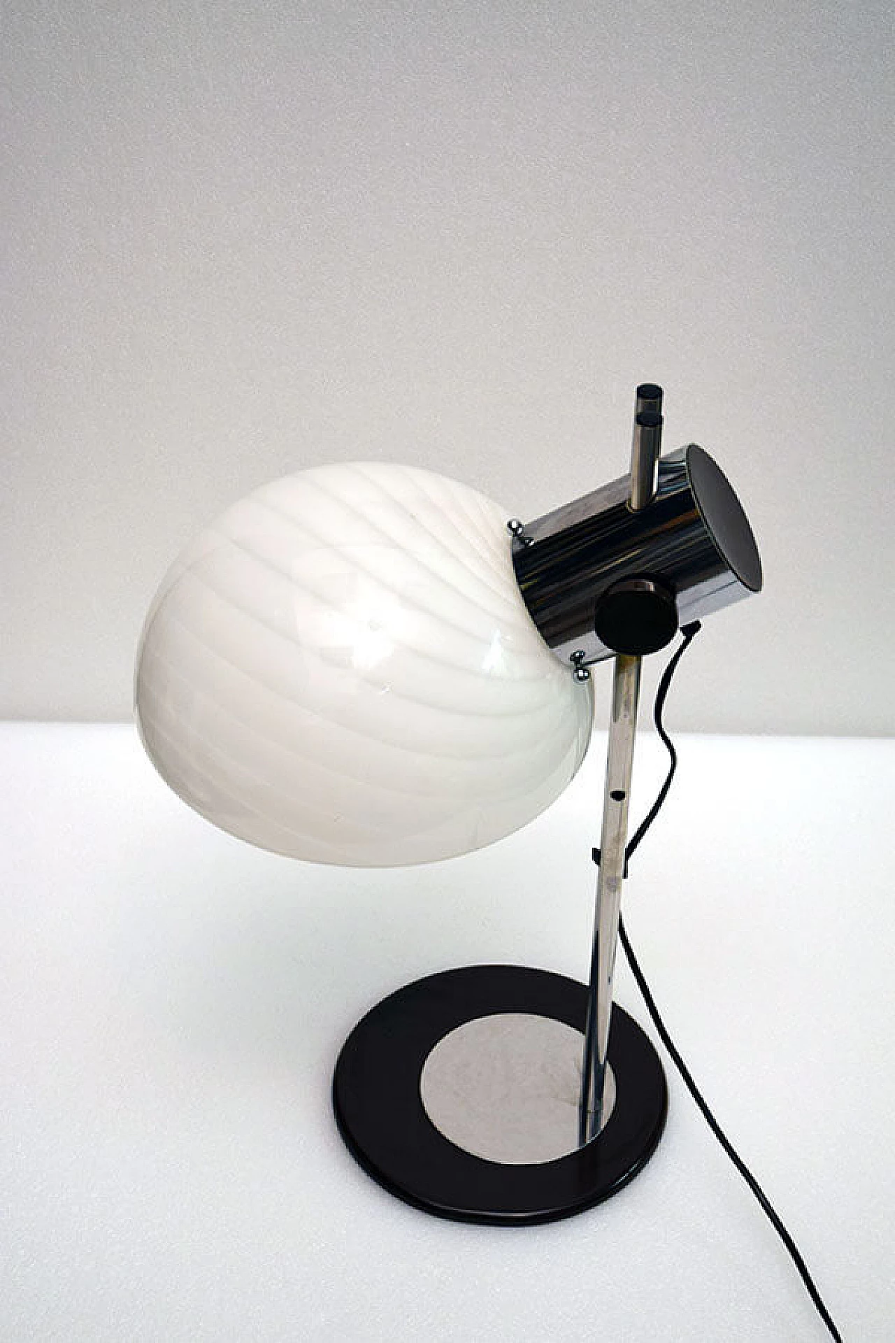Zonca glass and metal table lamp, 1970s 1361976