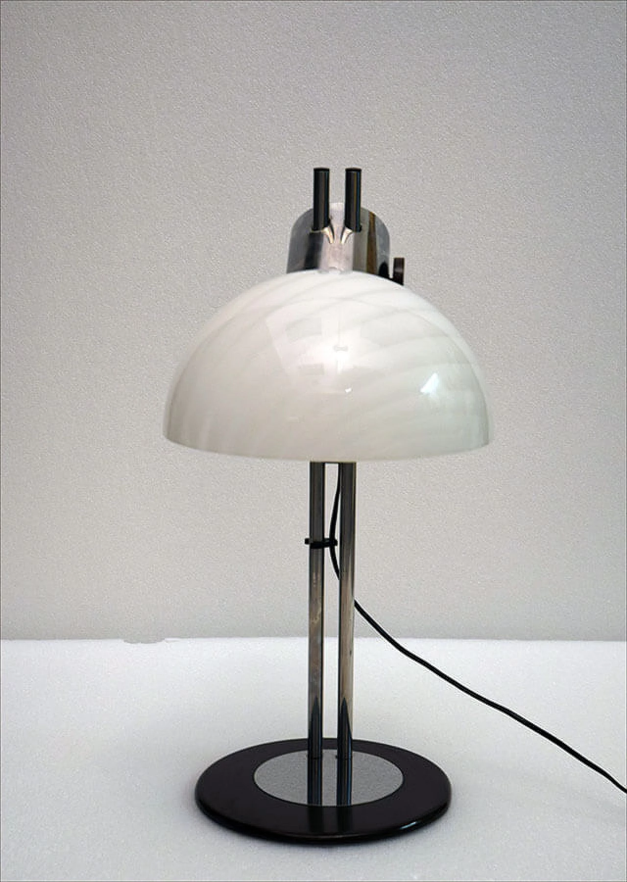 Zonca glass and metal table lamp, 1970s 1361978