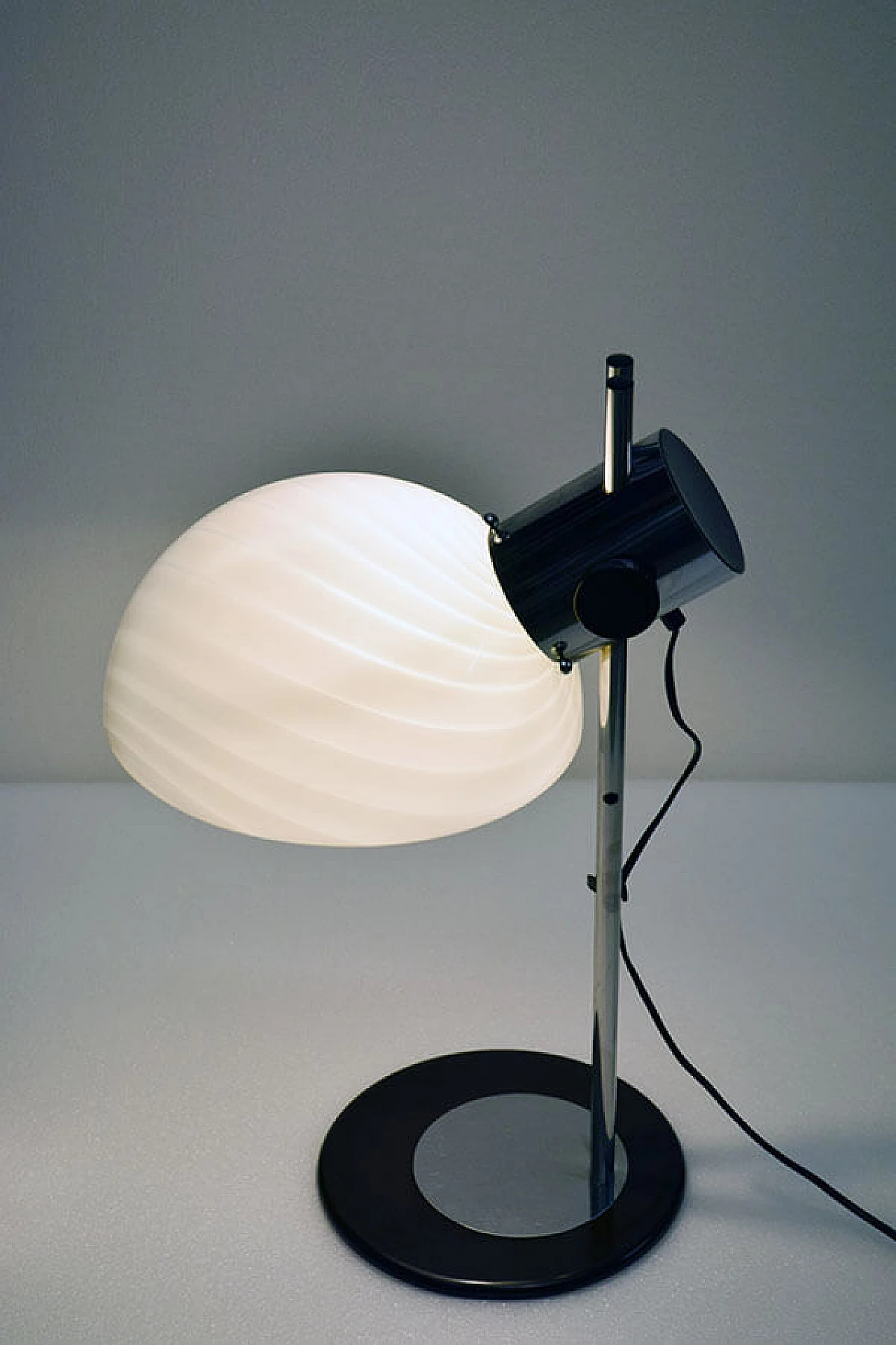 Zonca glass and metal table lamp, 1970s 1361979