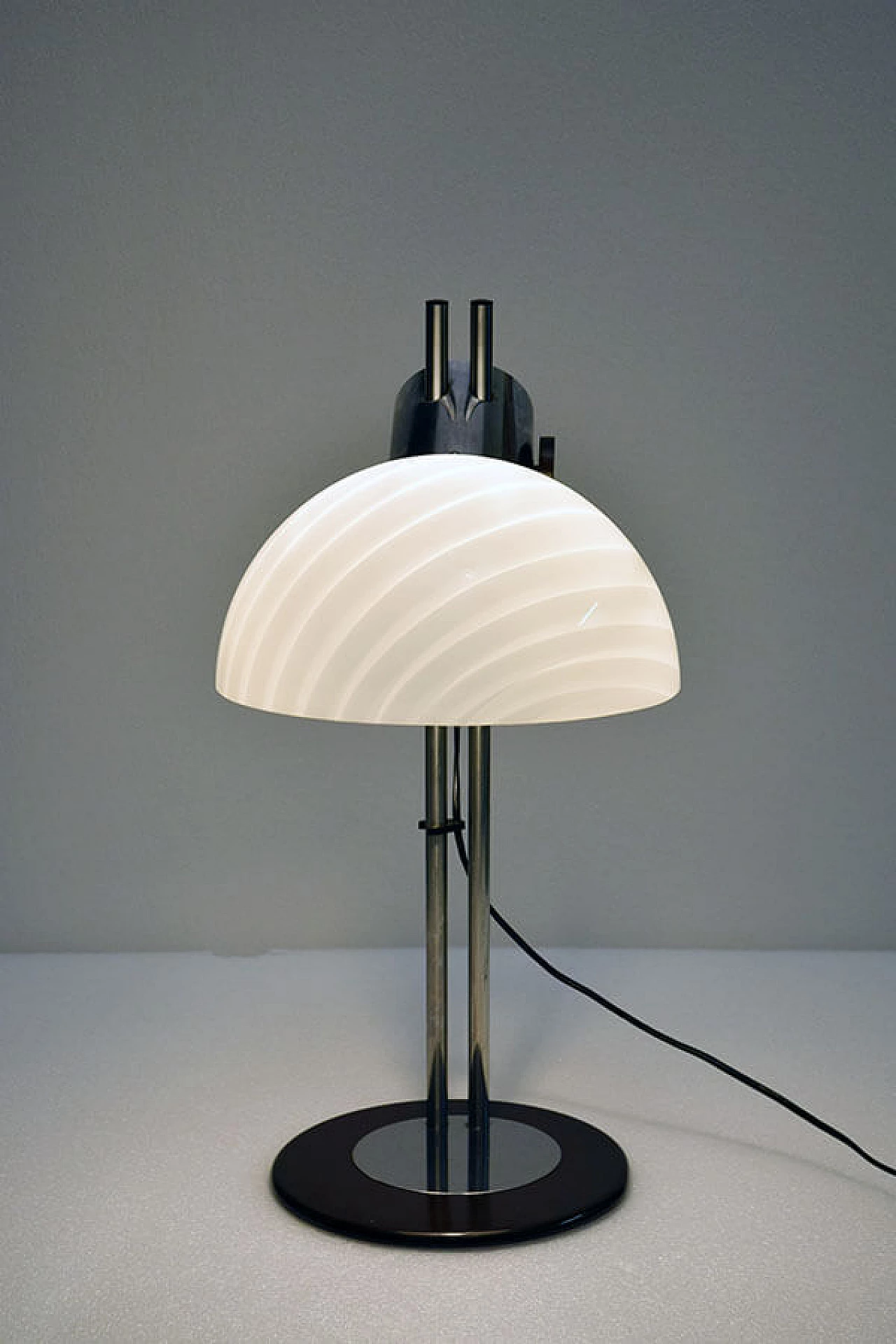 Zonca glass and metal table lamp, 1970s 1361980