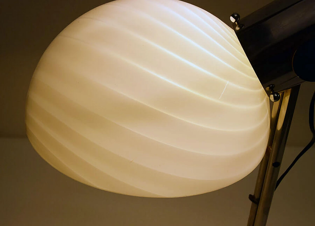 Zonca glass and metal table lamp, 1970s 1361983