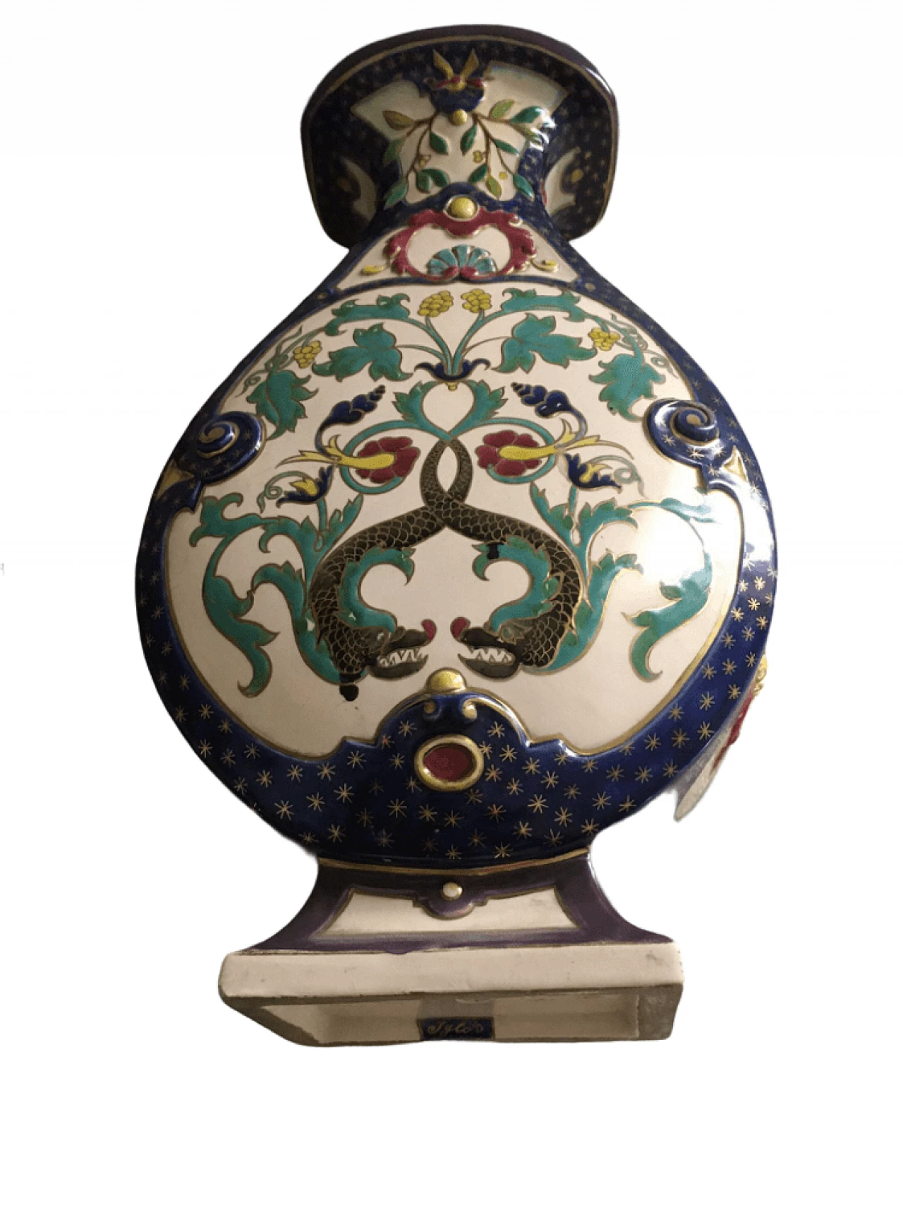 Coppia di vasi in ceramica dei Fratelli Schütz, '800 1362409