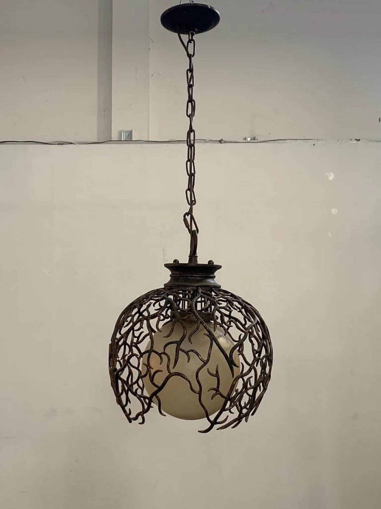 Gilded wrought iron pendant by Lam Lee Group, 1990 1362452