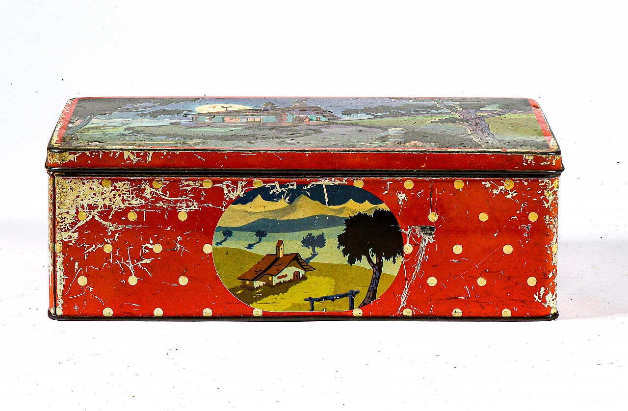 Box in metal by Lievito Bertolini, 50s 1363140
