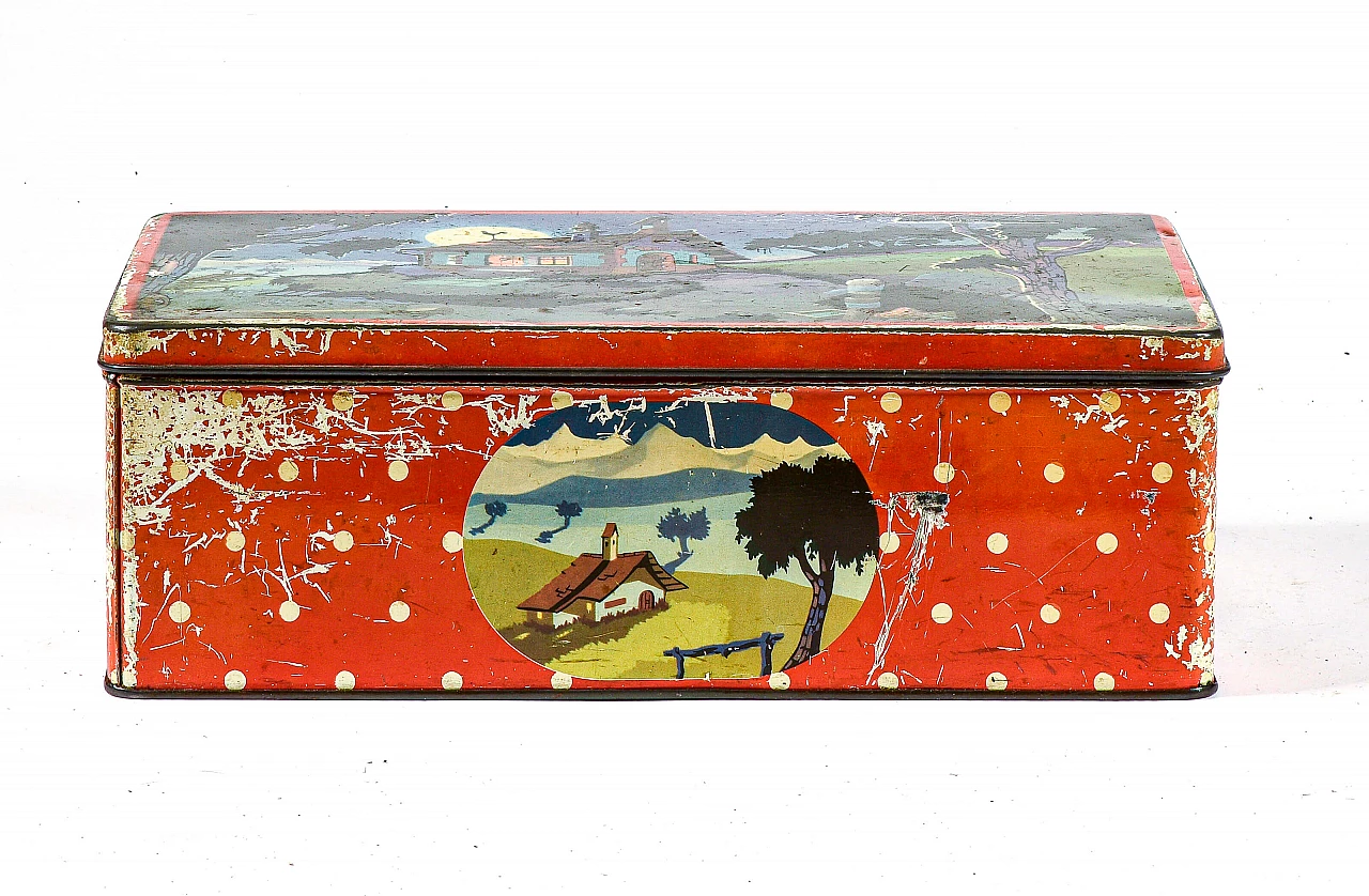 Box in metal by Lievito Bertolini, 50s 1363141