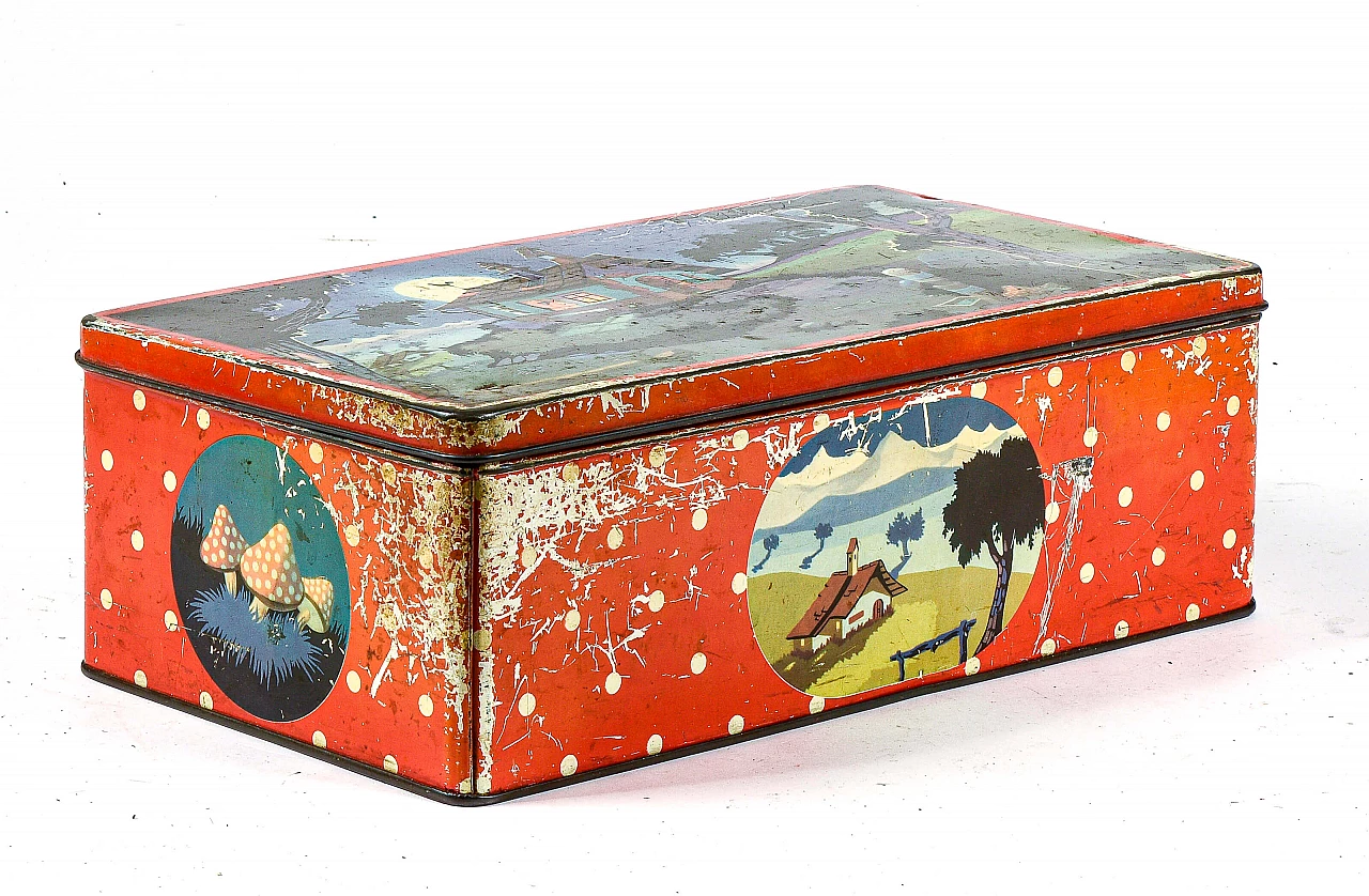 Box in metal by Lievito Bertolini, 50s 1363142