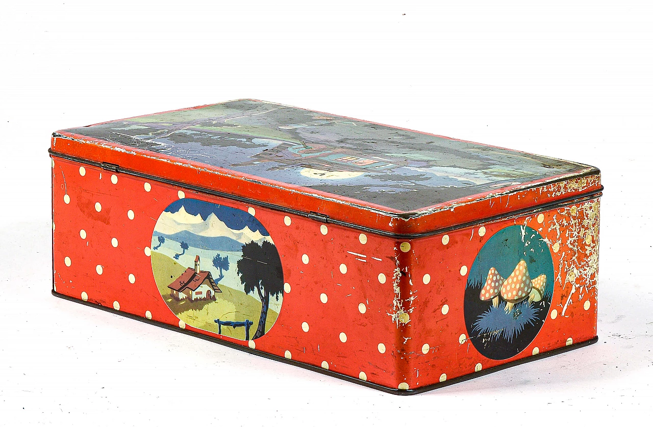Box in metal by Lievito Bertolini, 50s 1363143