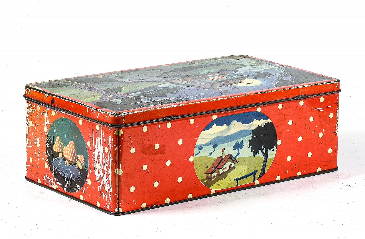 Box in metal by Lievito Bertolini, 50s 1363144