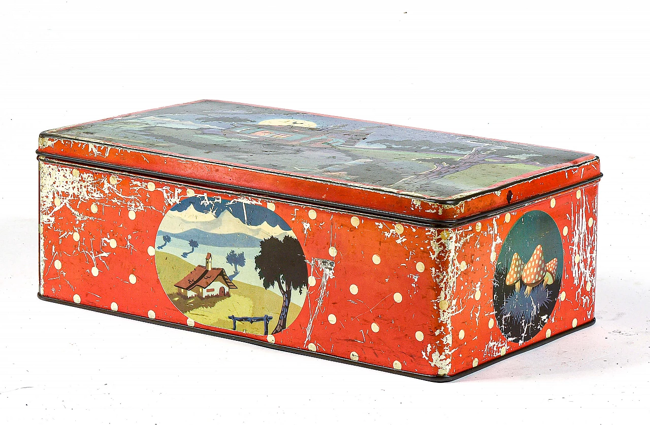 Box in metal by Lievito Bertolini, 50s 1363145