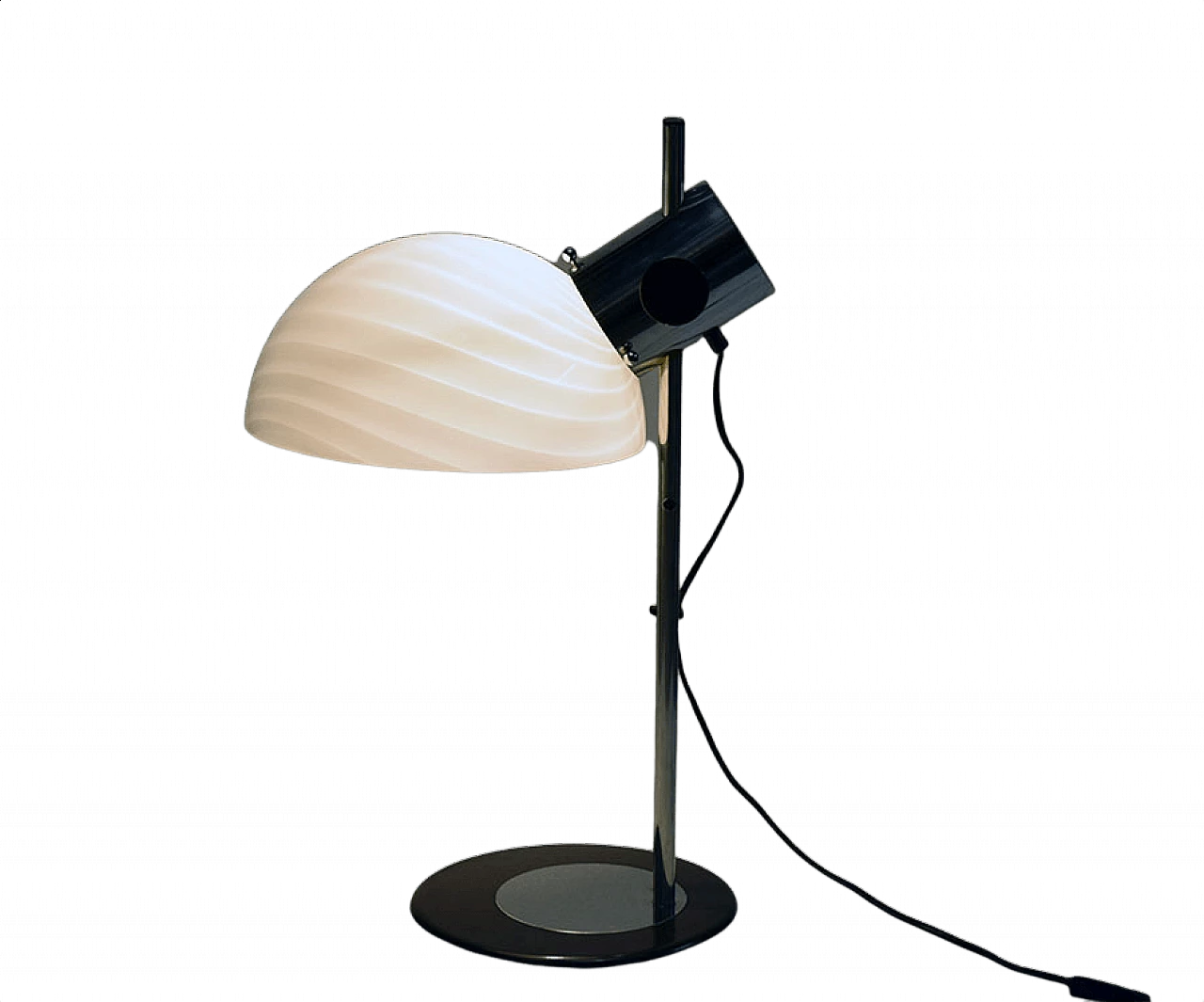 Zonca glass and metal table lamp, 1970s 1363169