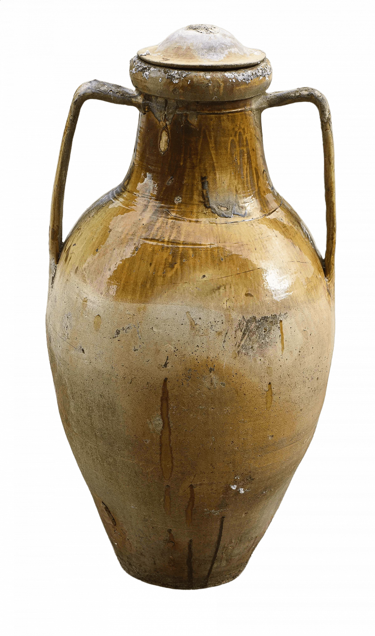 Anfora in terracotta smaltata, '800 1363189