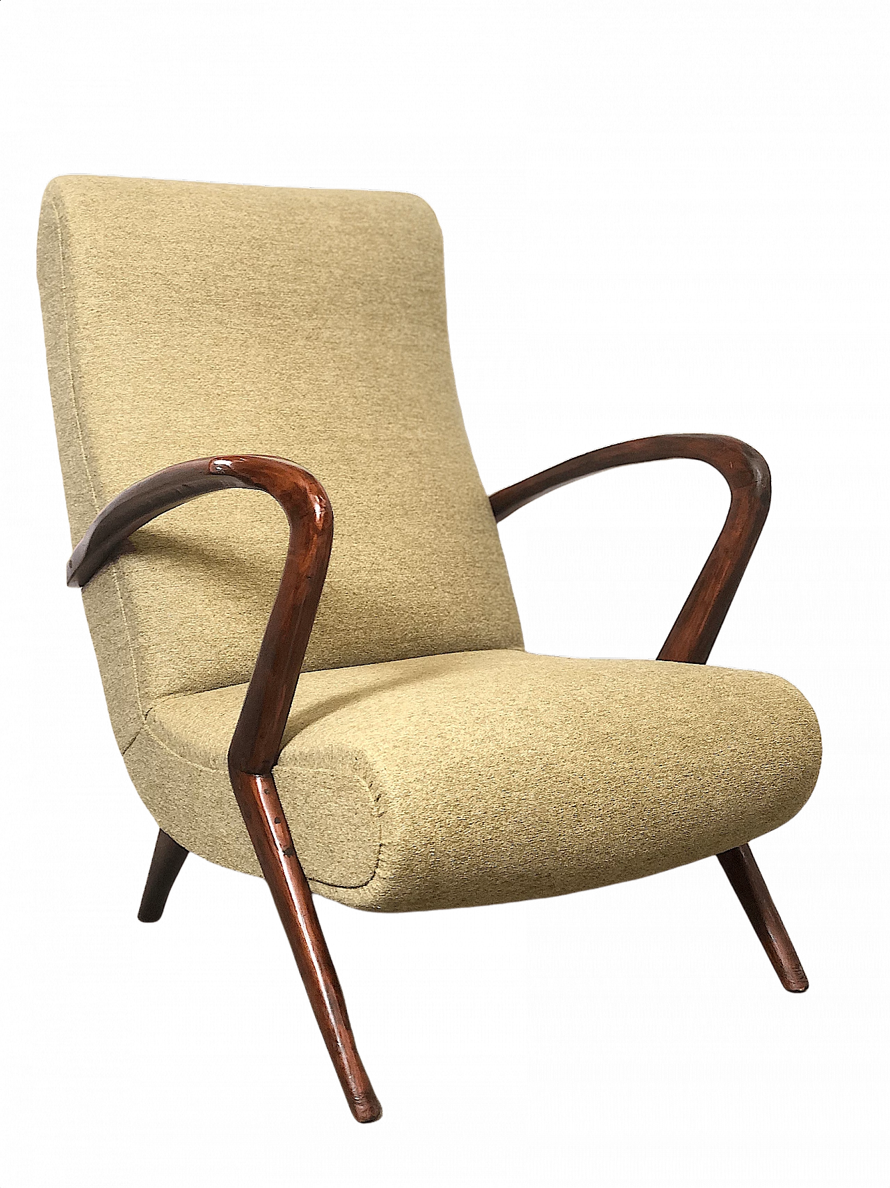 Beech armchair by Paolo Buffa, 1940s 1363276