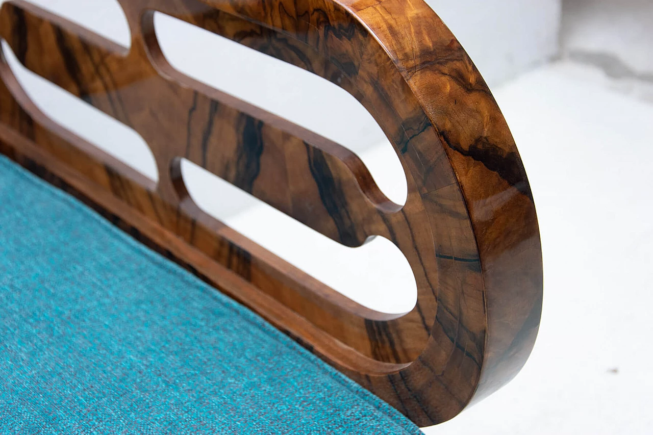 Walnut Art Deco sofa, 1930s 1363978