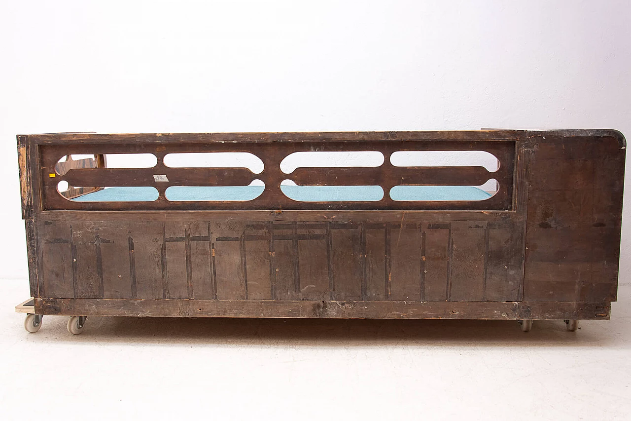 Walnut Art Deco sofa, 1930s 1363986