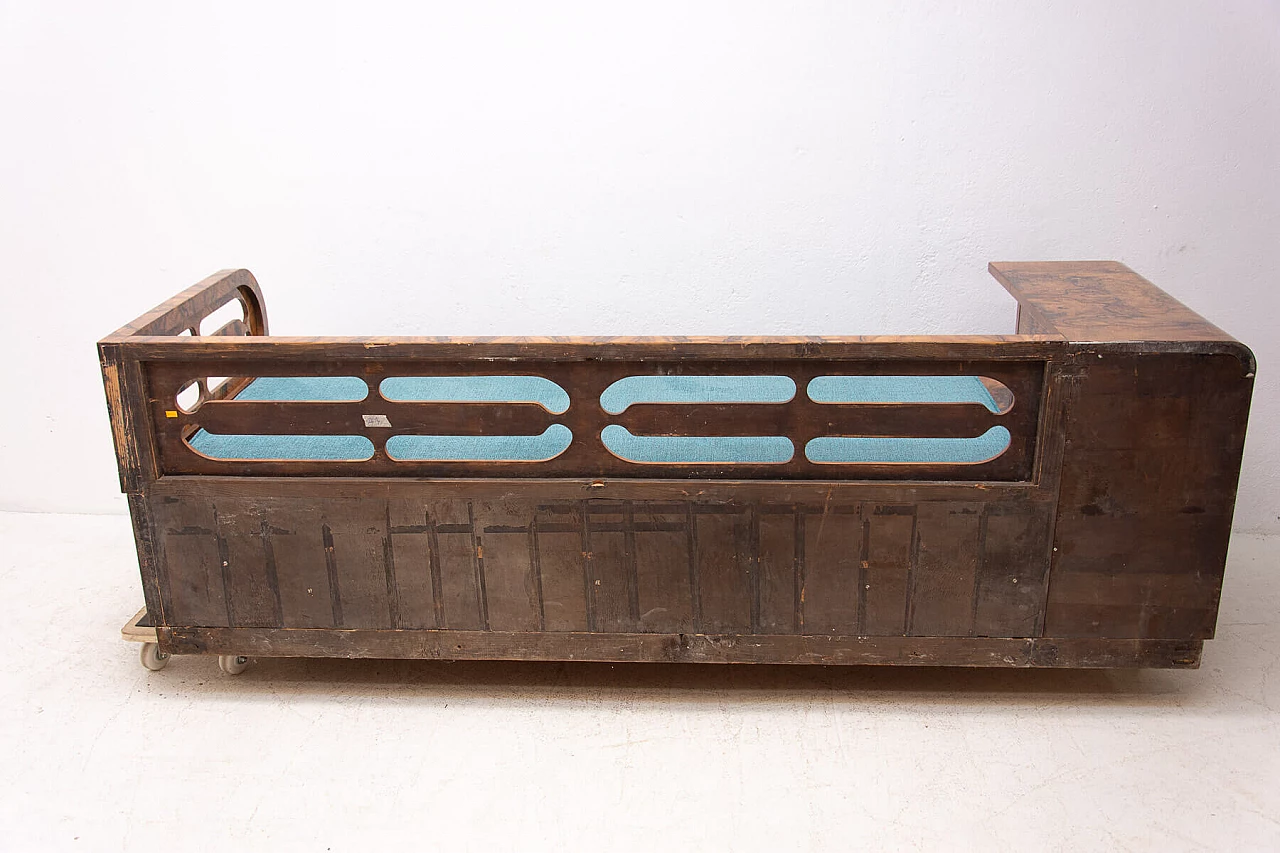 Walnut Art Deco sofa, 1930s 1363987