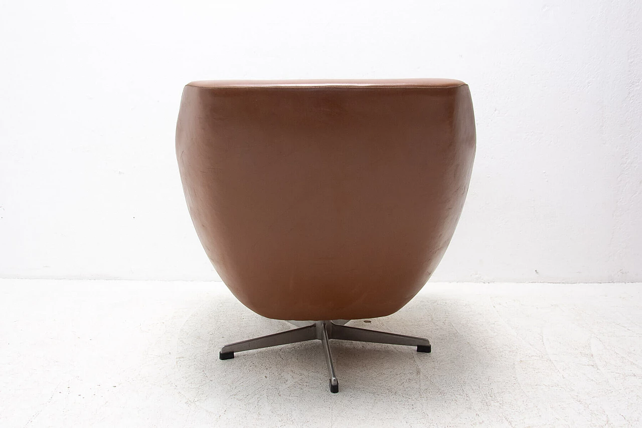 Leatherette swivel chair by Up Zavody, 1970s 1364062