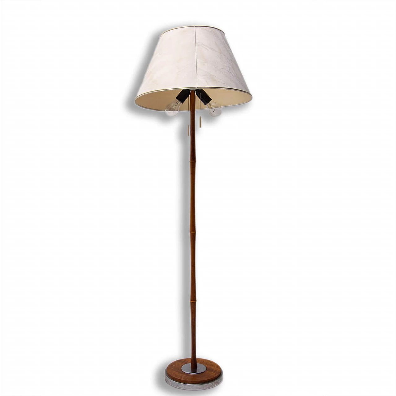 Floor lamp with wooden frame, 1960s 1364083