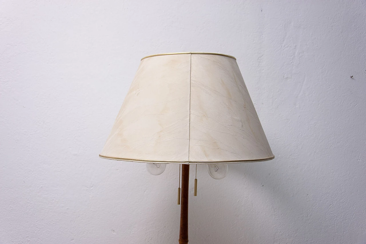 Floor lamp with wooden frame, 1960s 1364090