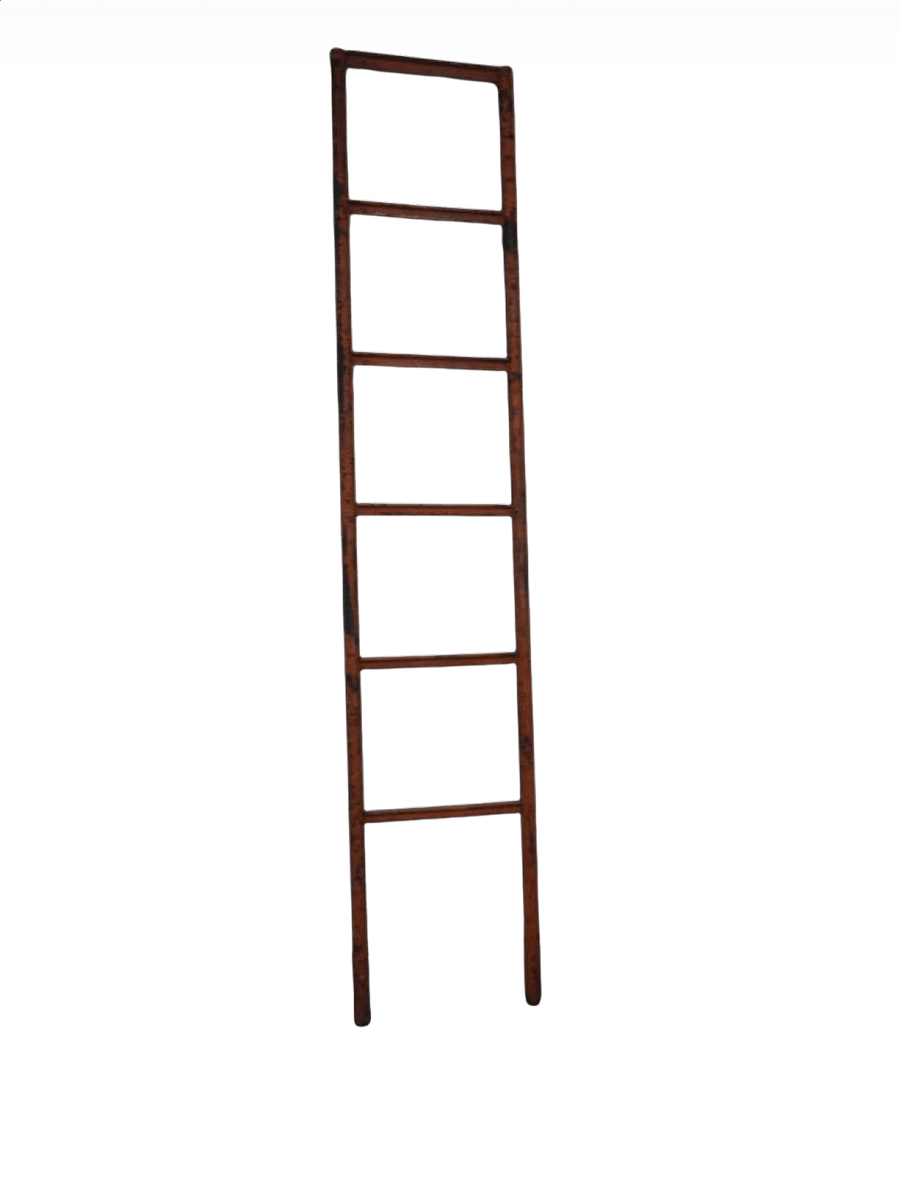Red metal industrial ladder, 1970s 1364186