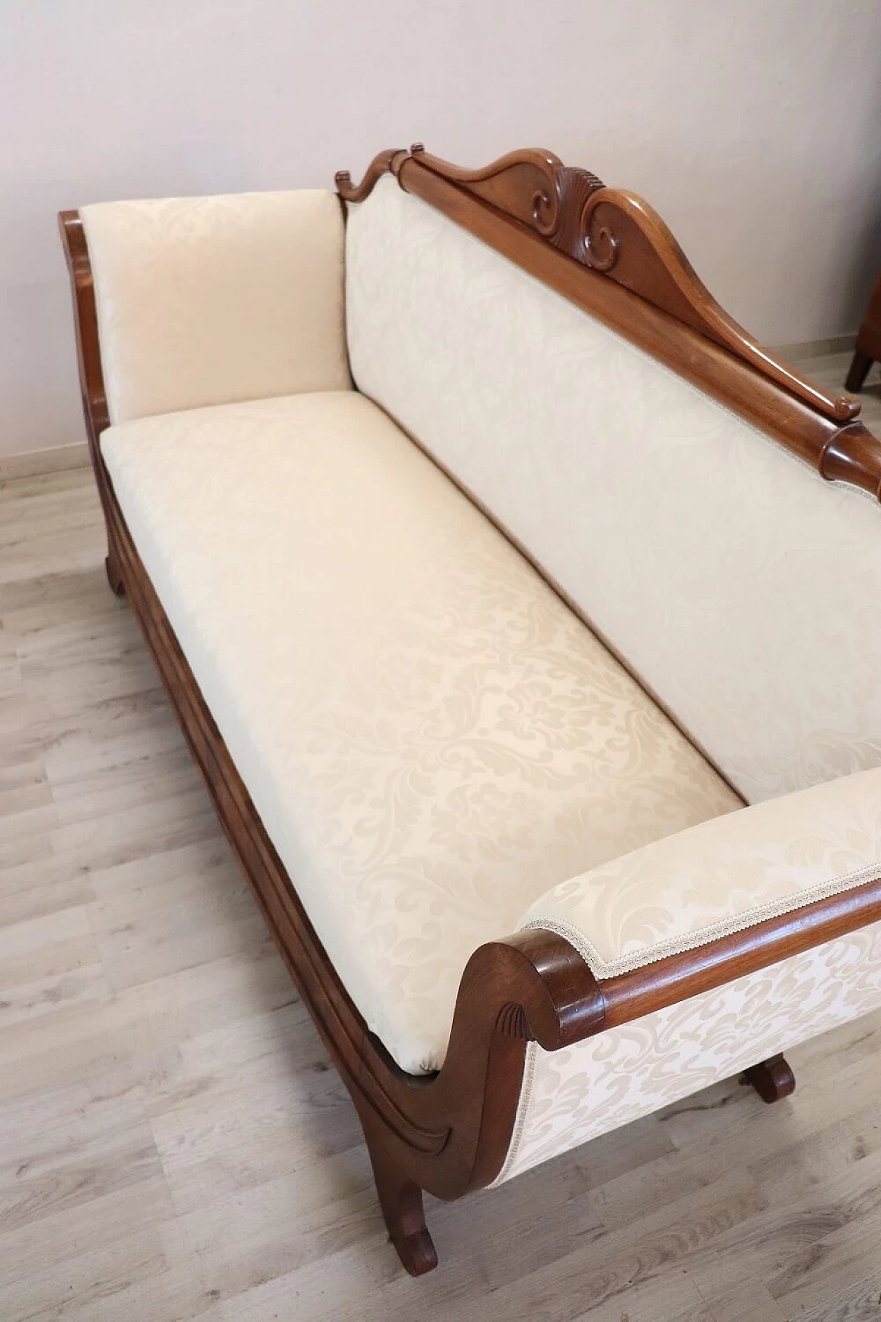 Charles X sofa in blond walnut, early 19th century 1364652