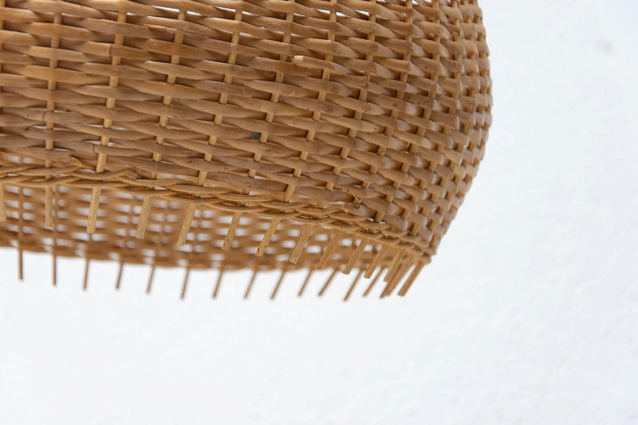 Lampadario in vimini, anni '60 1364771