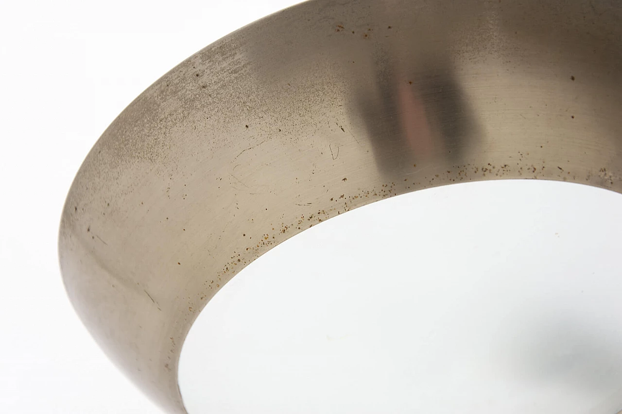 Zukov nickel steel pendant lamp, 1950s 1364970