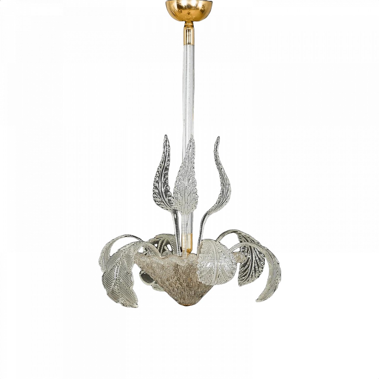 Classic style Murano glass chandelier by Barovier and Toso, 1950s 1364985