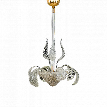 Classic style Murano glass chandelier by Barovier and Toso, 1950s