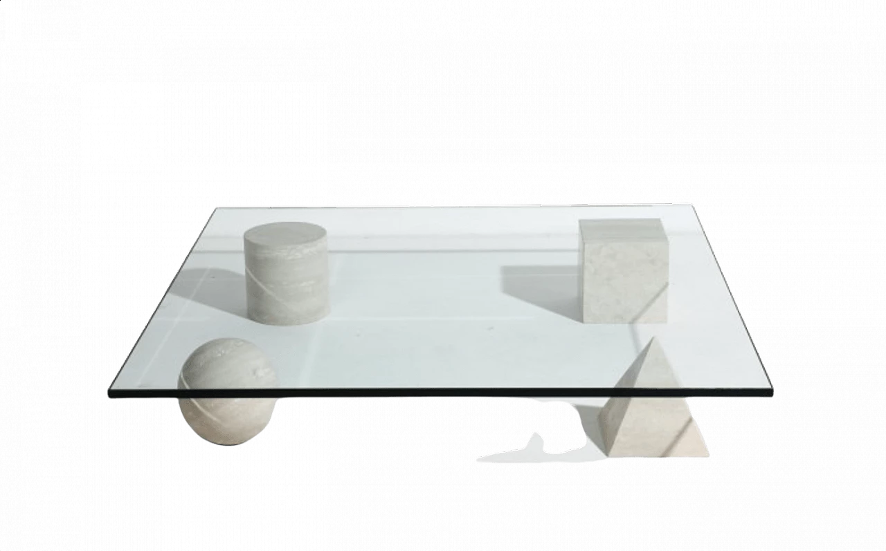 Tavolino Metafora di Lella e Massimo Vignelli per Martinelli Luce, 1979 1364988