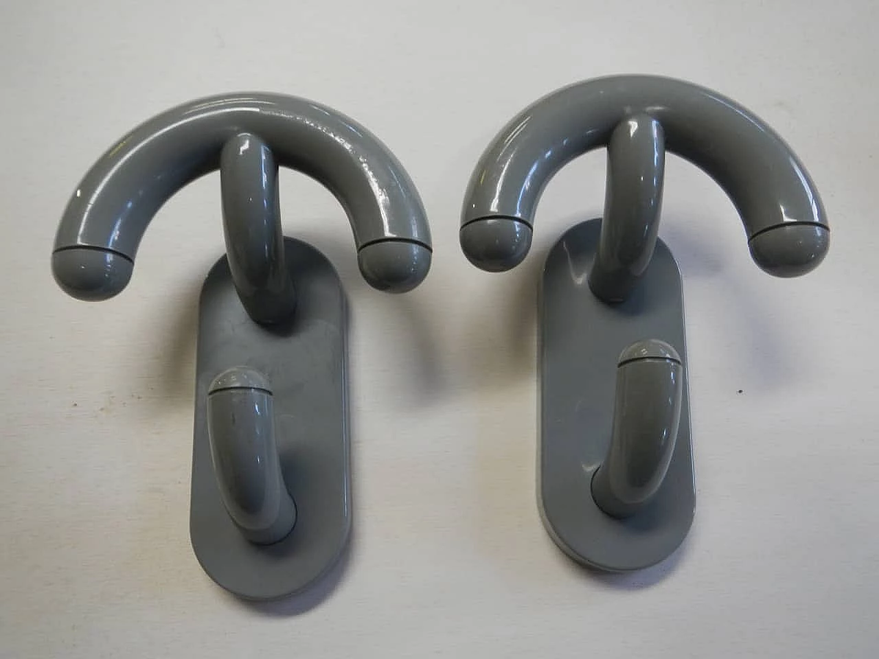 Pair of Arco coat-stands by Luigi Caramella for Con&Con, 1970s 1365330