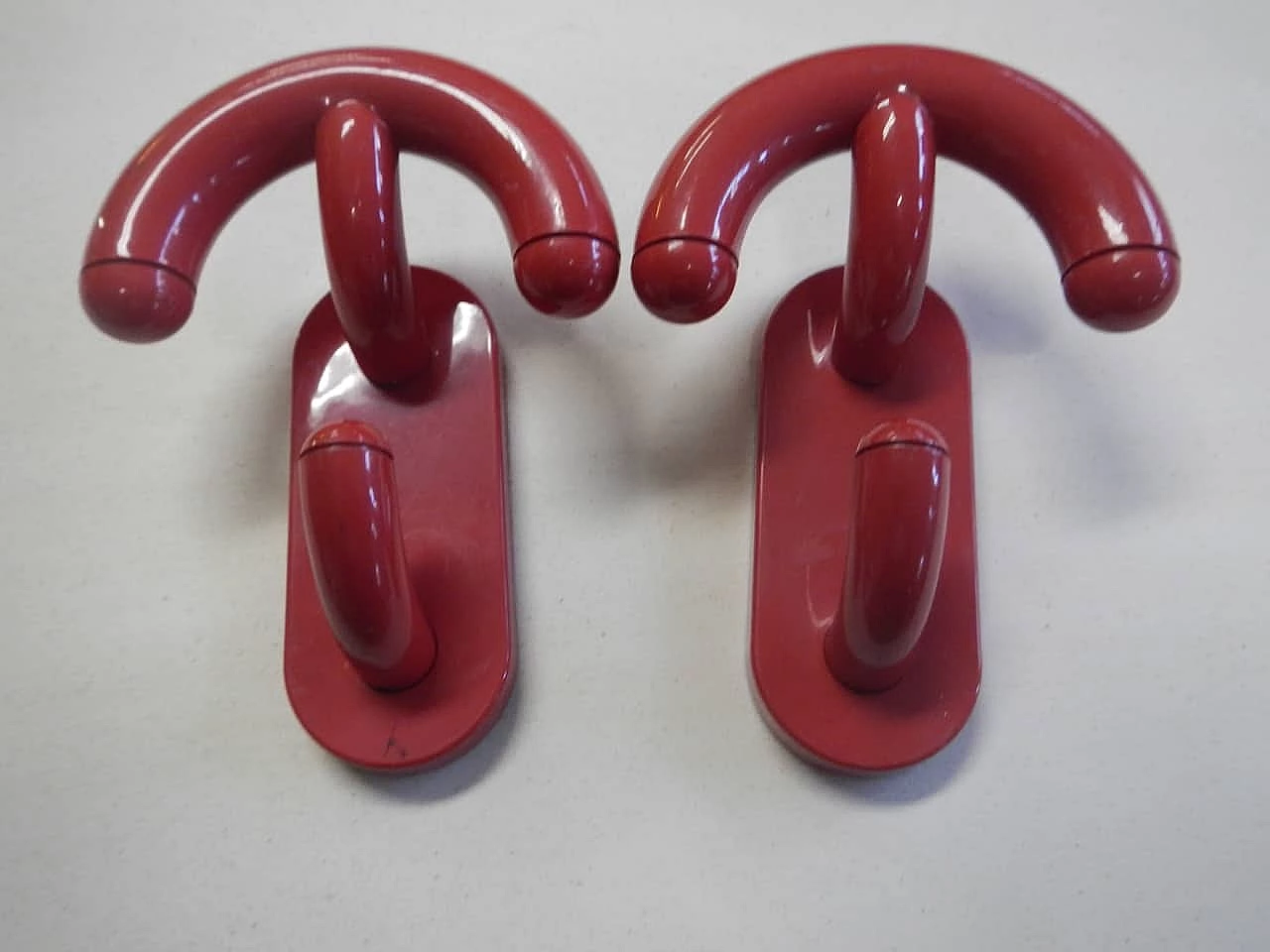 Pair of Arco coat-stands by Luigi Caramella for Con&Con, 1970s 1365341