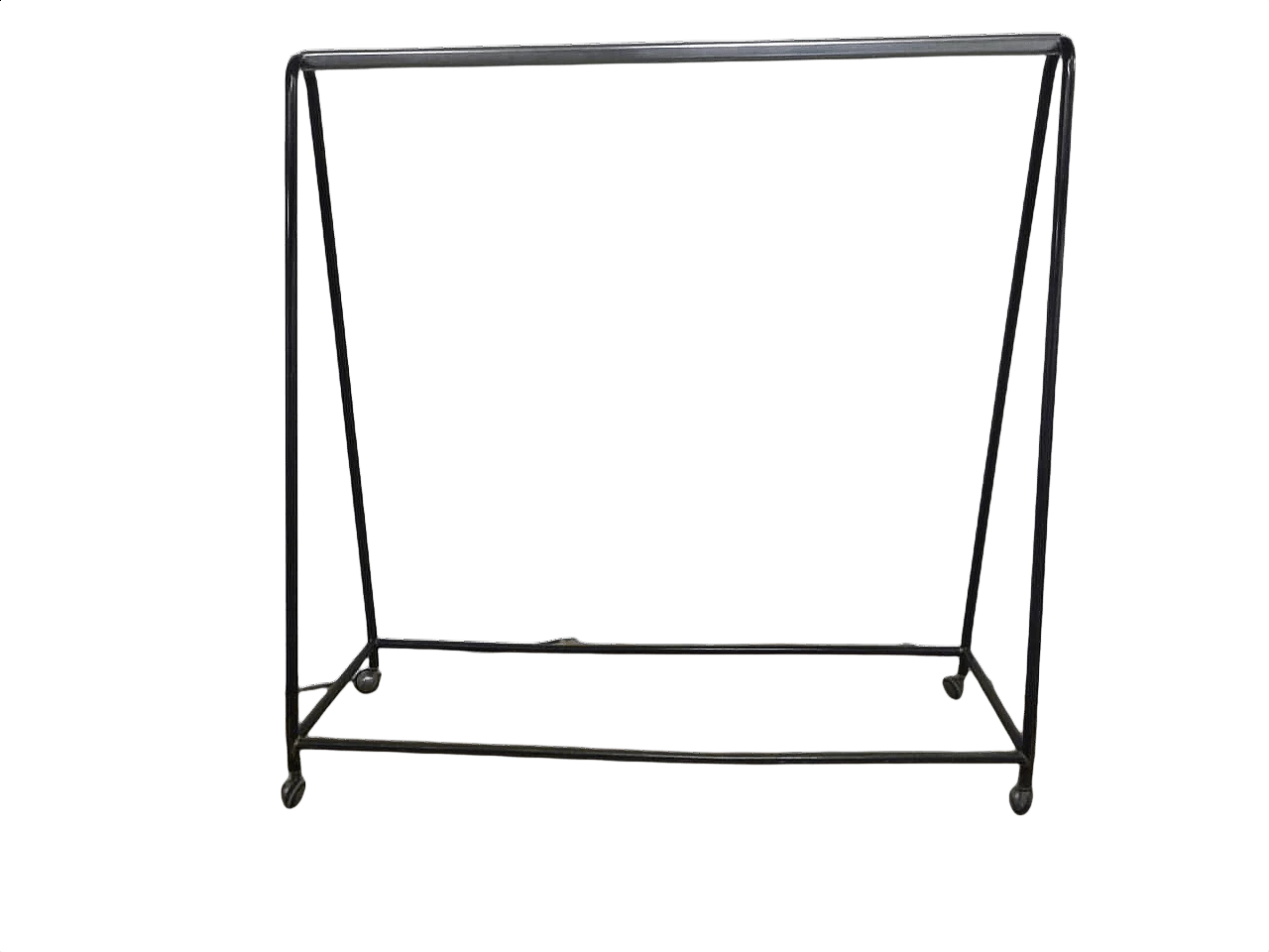 Metal tube hanger with wheels, 1950s 1365423