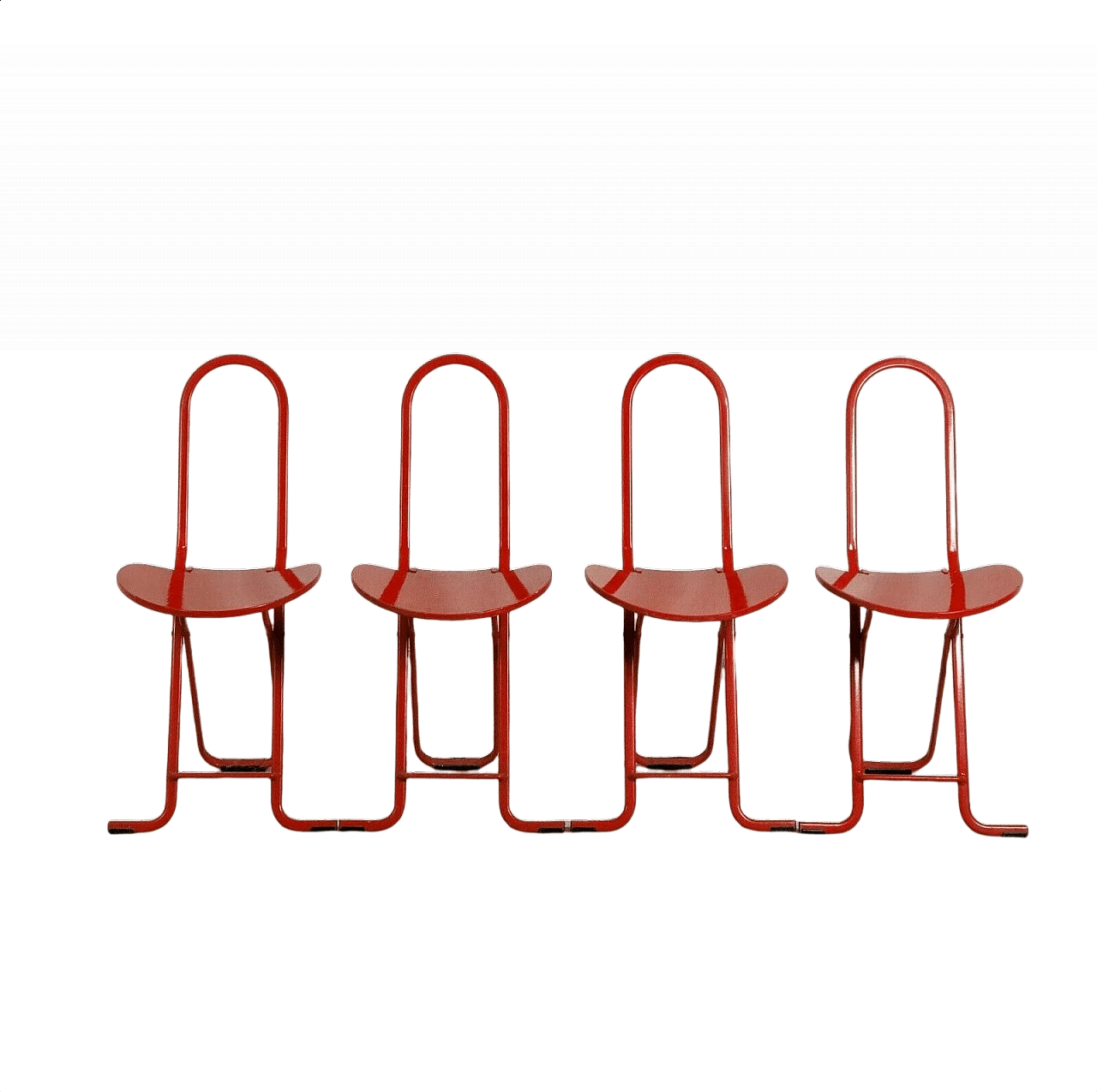 4 Dafne folding chairs by Gastone Rinaldi for Thema, 1970s 1365435