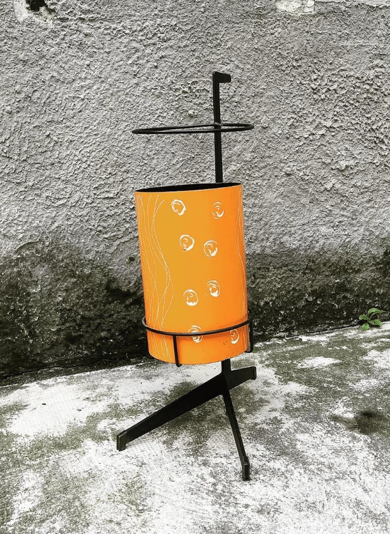 Enamelled umbrella stand with brass feet by Siva Poggibonsi, 1950s 1365471