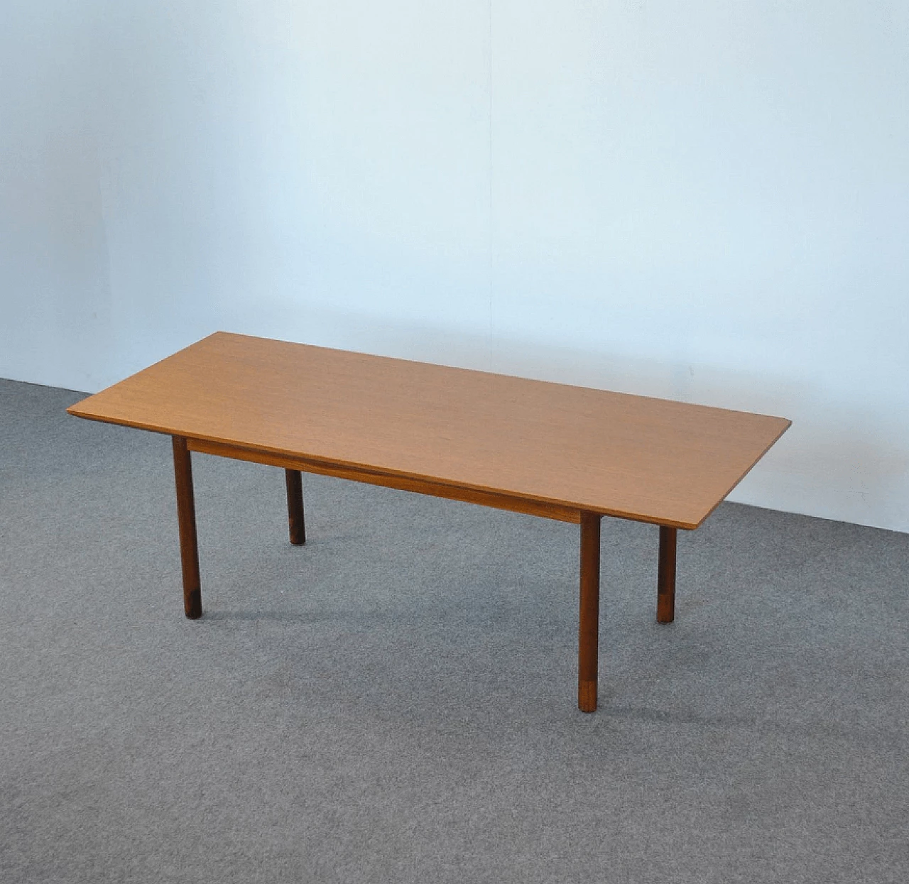 Wooden coffee table by Georges Coslin for 3V Arredamenti, 1960s 1365510