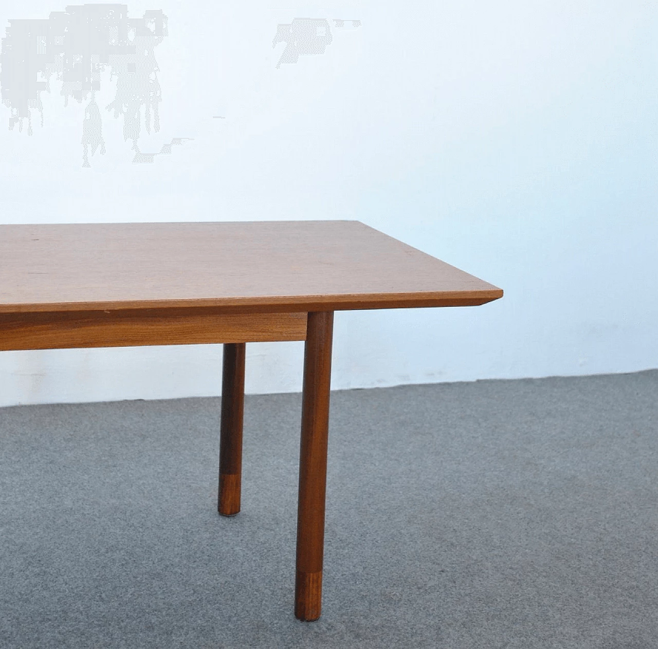 Tavolino da caffè in legno di Georges Coslin per 3V Arredamenti, anni '60 1365513