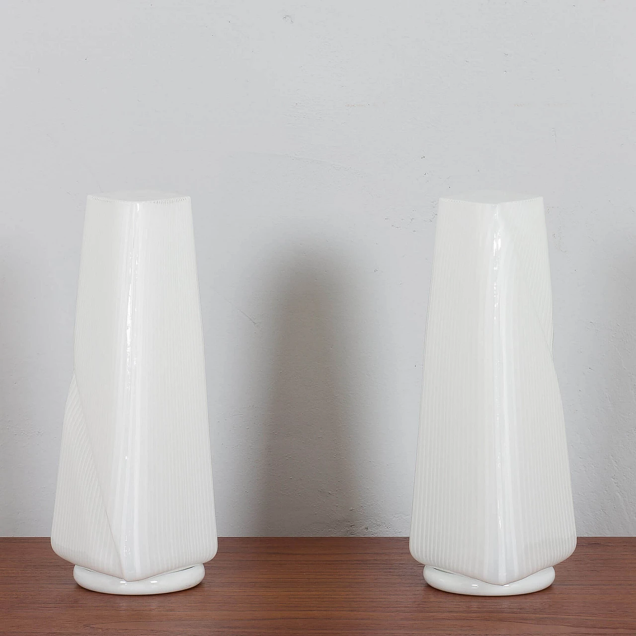 Pair of Murano glass table lamps in the style of Lino Tagliapietra, 1970s 1365524
