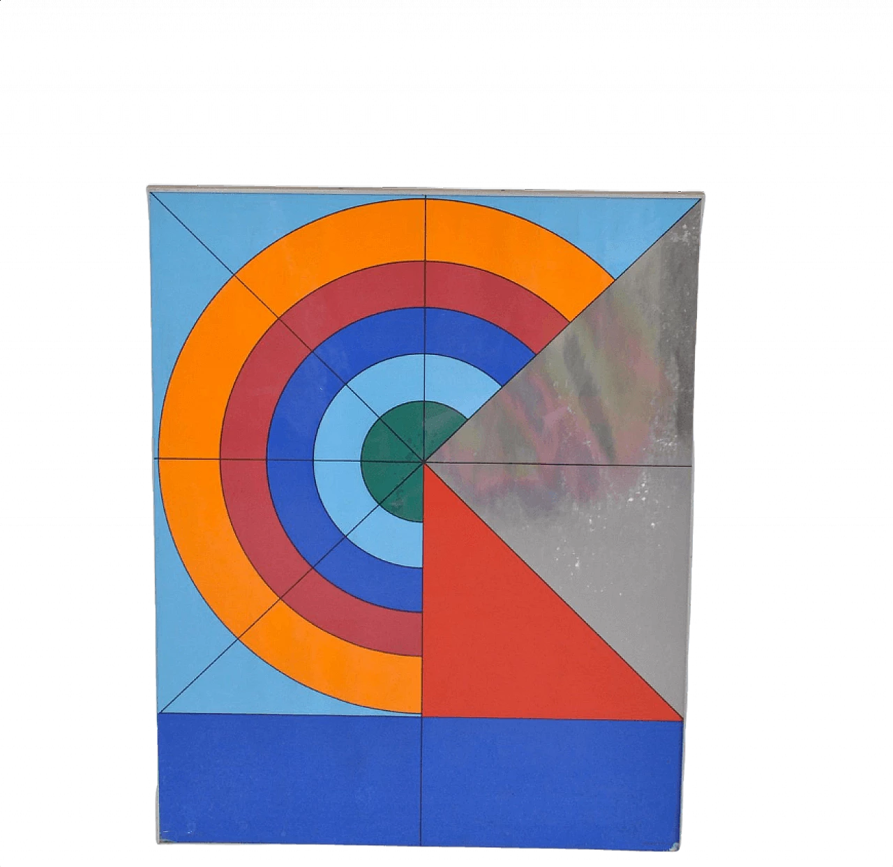 Serigrafia su carta di alluminio di Edival Ramosa, Senza titolo, anni '70 1365579