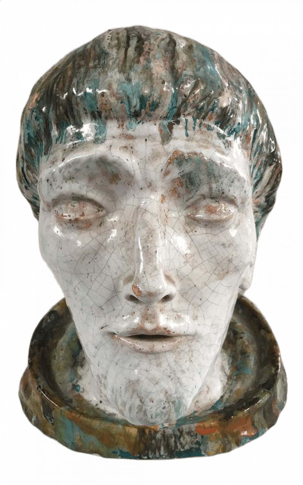 Roggiani ceramic sculpture depicting St Francis of Assisi, 1940s 1366625