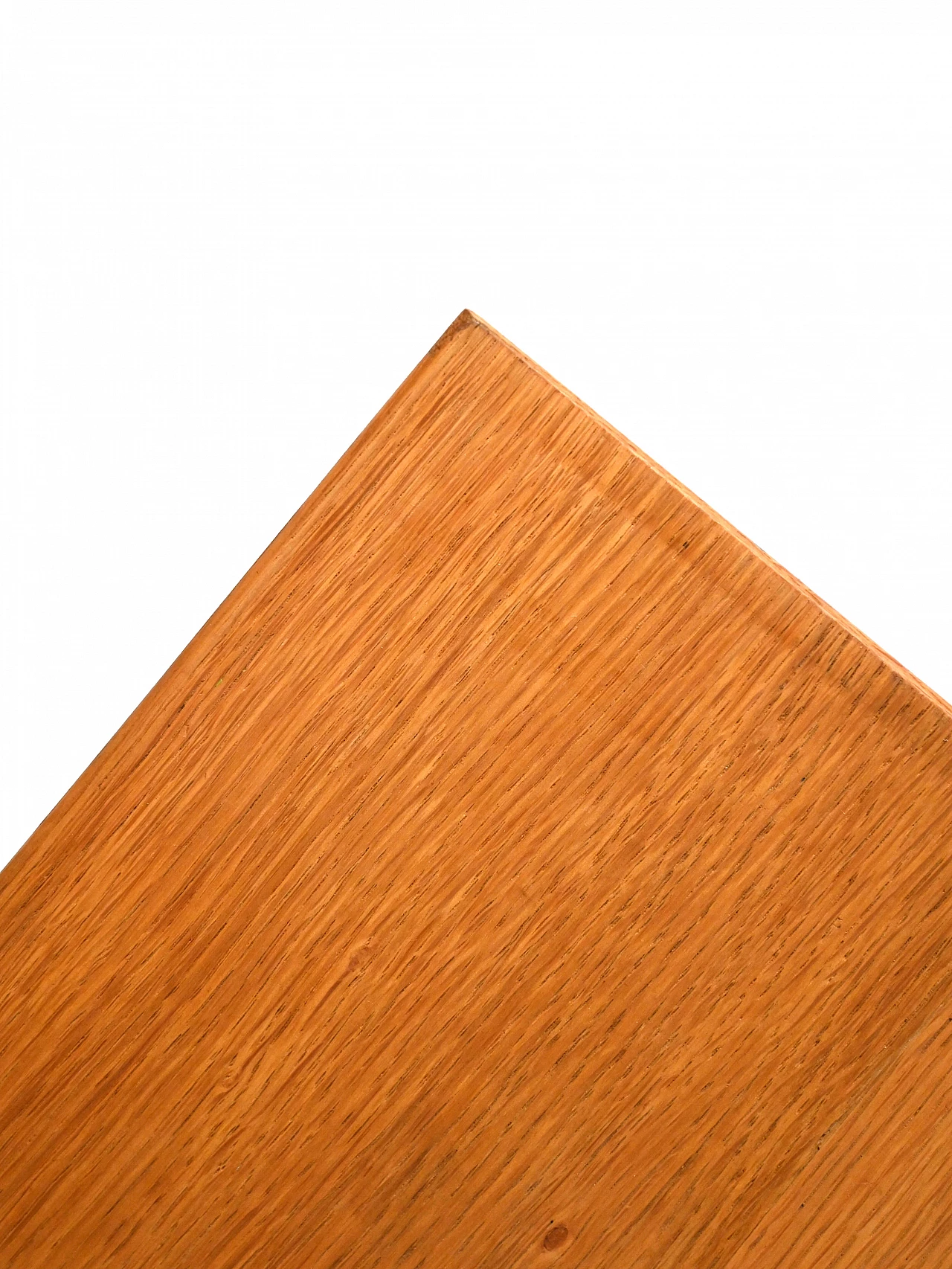 Tavolino quadrato in rovere, anni '80 1366976