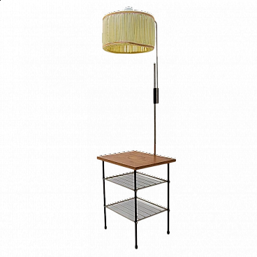 Floor lamp with storage compartment, 1970s