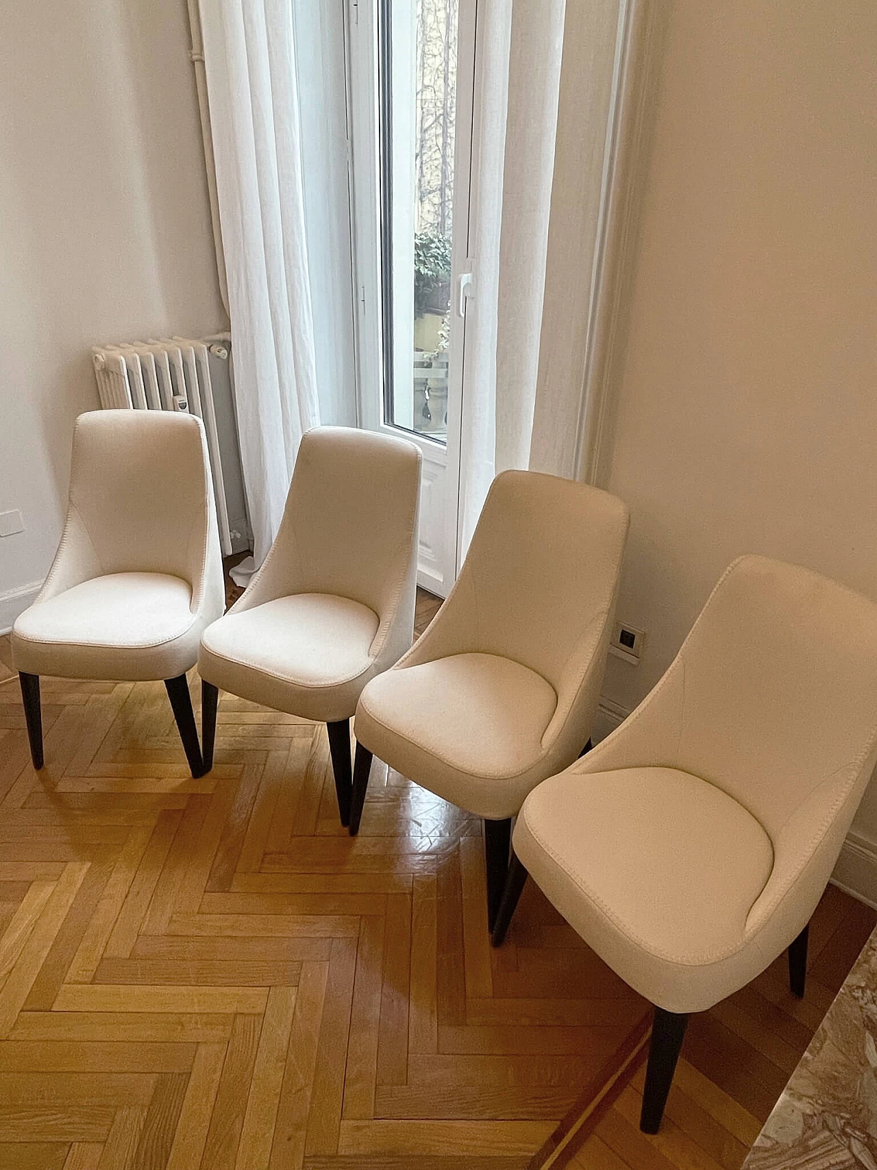 4 Febo Apta chairs by Antonio Citterio for Maxalto, B&B Italia, 2012 1367213