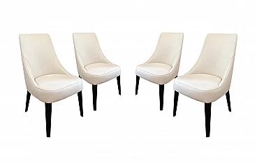 4 Febo Apta chairs by Antonio Citterio for Maxalto, B&B Italia, 2012