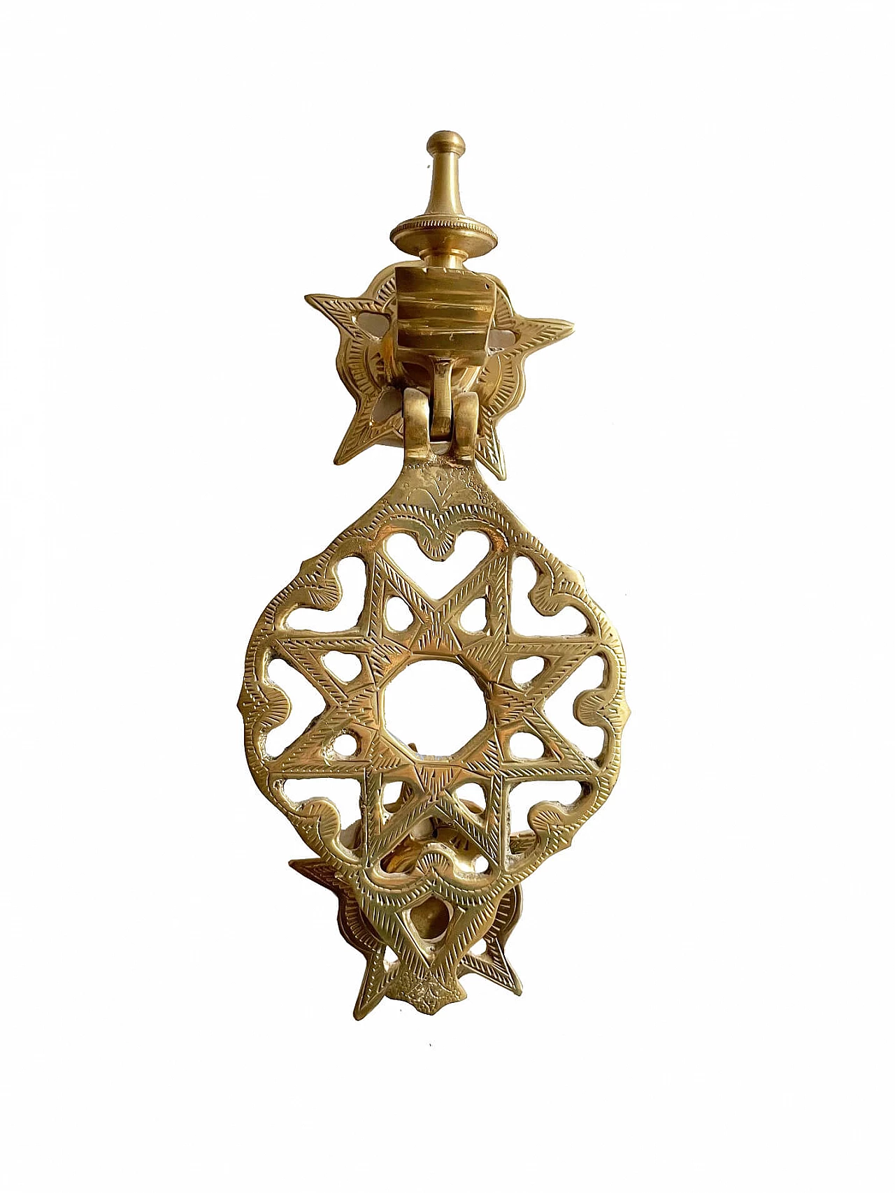 Pair of brass knockers, Morocco, mid '900 1367242