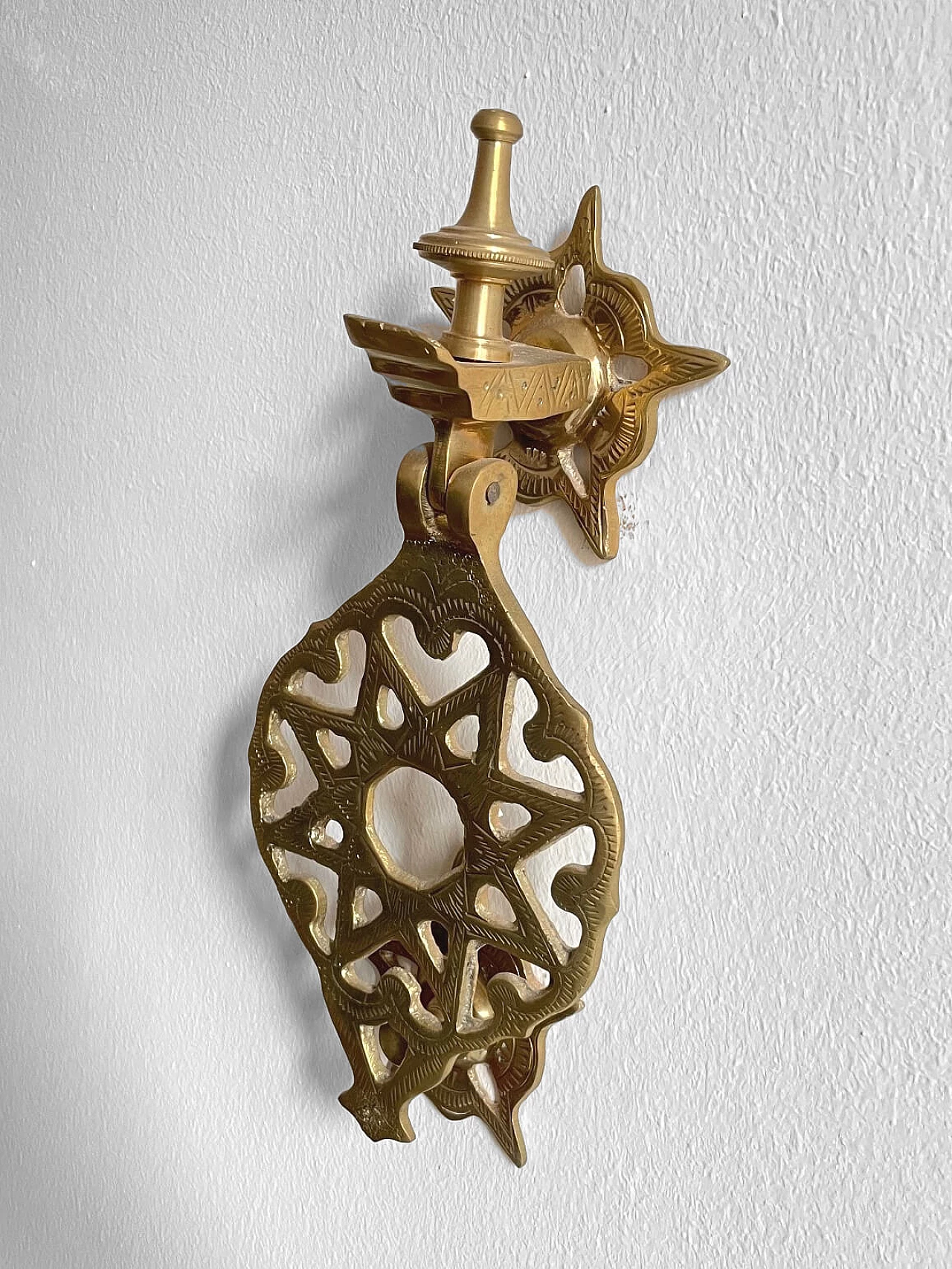 Pair of brass knockers, Morocco, mid '900 1367244