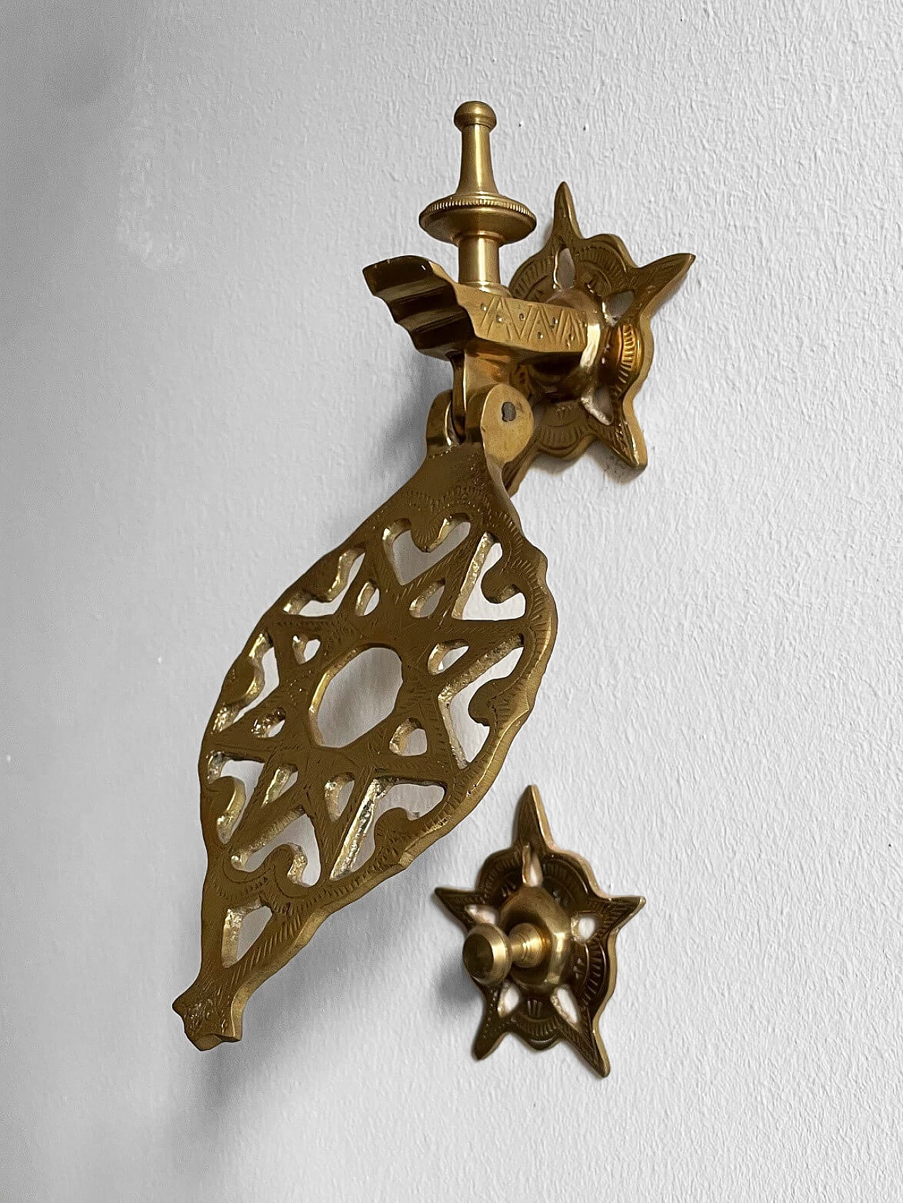 Pair of brass knockers, Morocco, mid '900 1367245