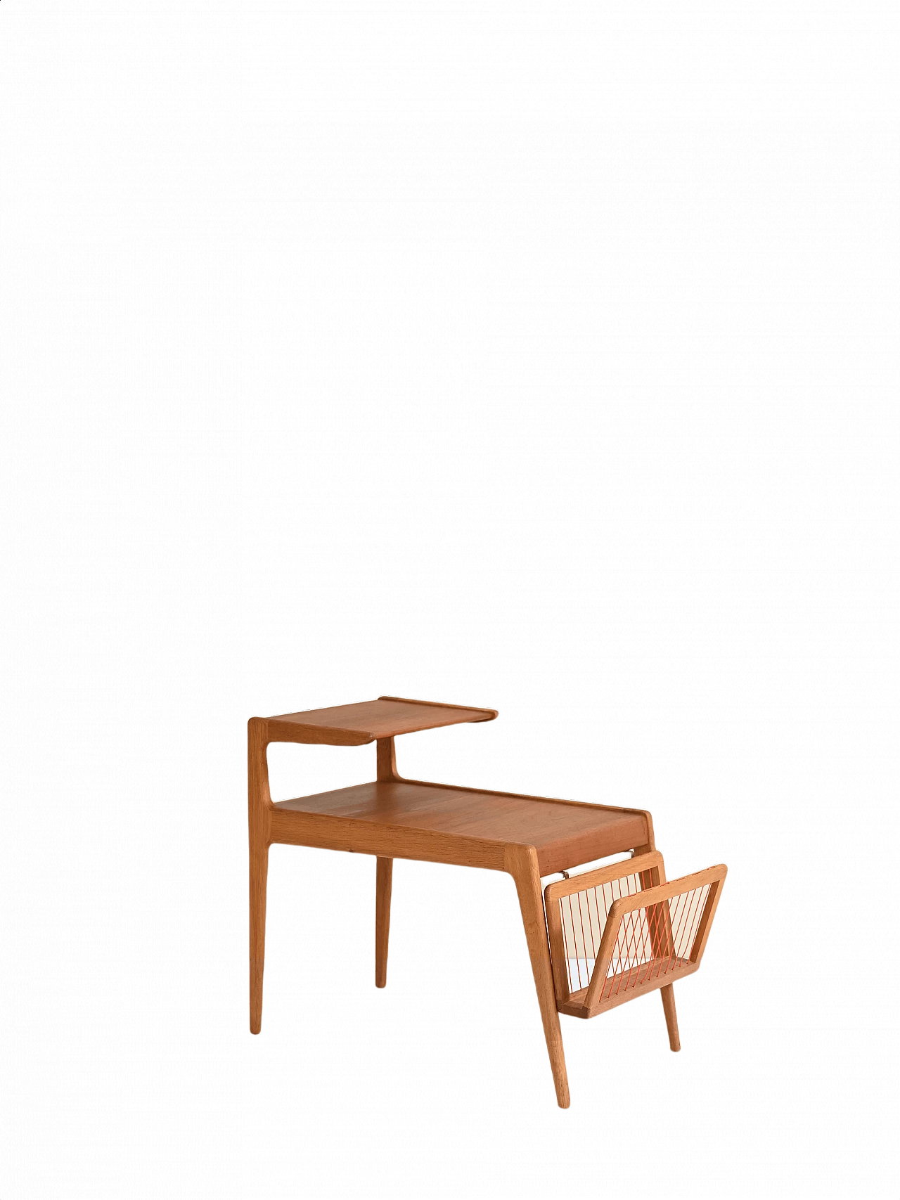 Scandinavian coffee table with magazine rack by Kurt Østervig for Jason, 1960s 1367285